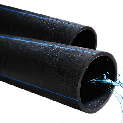 इंजीनियरिंग के लिए ब्लैक प्लास्टिक एचडीपीई जल आपूर्ति पाइप 20/63/50/32 मिमी