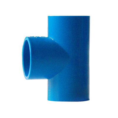 नीला रंग पीवीसी ड्रेनेज पानी पाइप फिटिंग बड़े व्यास 90 डिग्री कोहनी