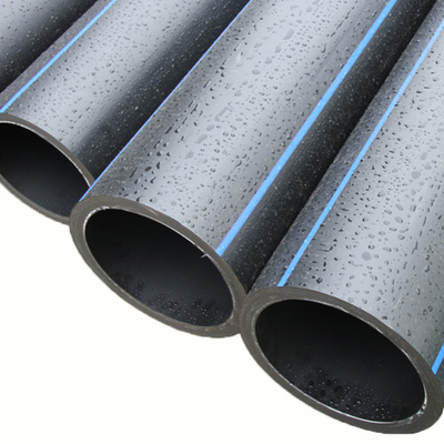 काला नीला रंग एचडीपीई प्लास्टिक जल आपूर्ति पाइप PN16 PE100 DN1000mm