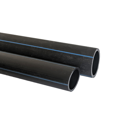 एचडीपीई जल आपूर्ति पाइप काले रंग की प्लास्टिक 160 मिमी फार्म सिंचाई