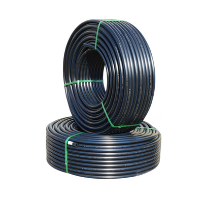 20mm-1200mm एचडीपीई पानी की आपूर्ति पाइप, काले रंग में पानी की निकासी के लिए