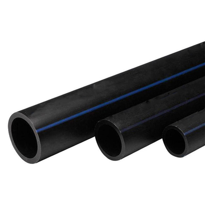 20mm-1200mm एचडीपीई पानी की आपूर्ति पाइप, काले रंग में पानी की निकासी के लिए