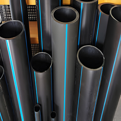 20mm-1200mm HDPE पानी के पाइप की तन्य शक्ति ≥20MPa अत्यधिक तापमान के प्रतिरोधी