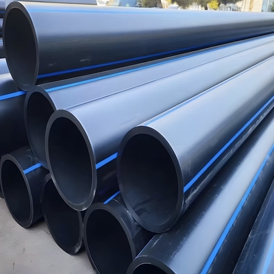 2.3mm-117.6mm मोटाई पीई सीवेज पाइप तापमान रेंज के लिए -40C से 60C सीवेज निपटान समाधान