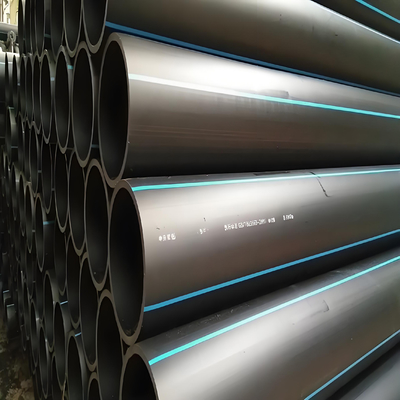 बट फ्यूजन कनेक्शन विधि और GB/T13663-2000 मानक के साथ DN20mm-65mm एचडीपीई जल आपूर्ति पाइप